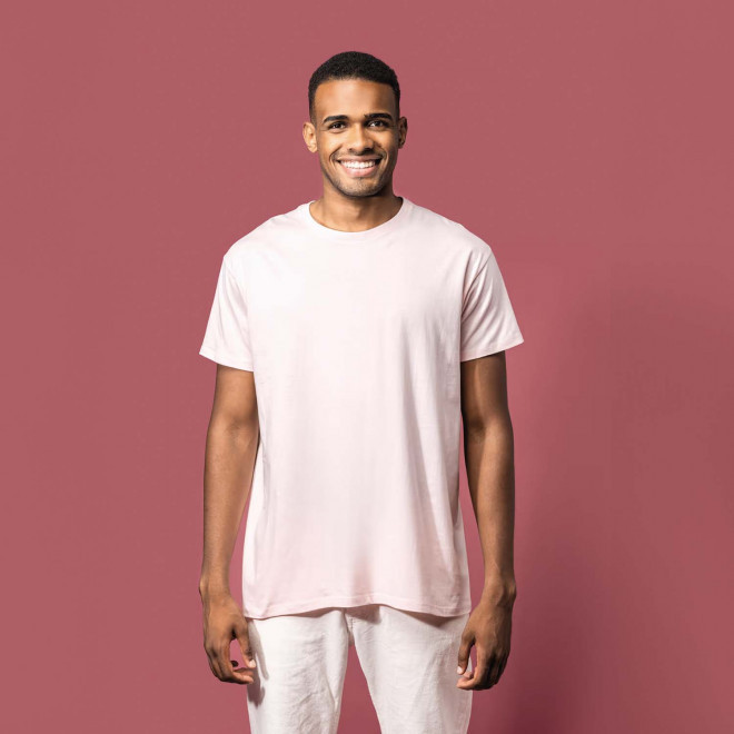 TEE SHIRT PERSONNALISABLE BIO COULEUR HOMME 'KARIBA 150'