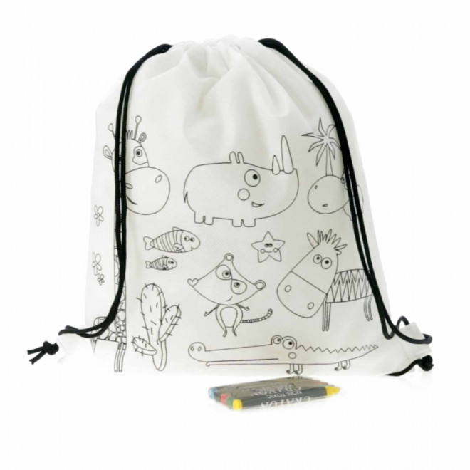 SAC A COLORIER PERSONNALISABLE 'KIDDY CORDE'