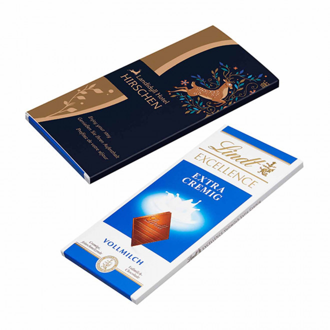 TABLETTE DE CHOCOLAT LINDT PERSONNALISABLE