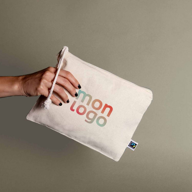 TROUSSE EN COTON FAIRTRADE PERSONNALISABLE 'SAVANO'