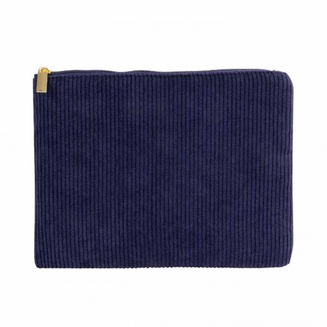 TROUSSE EN VELOURS COTELE PERSONNALISABLE 'SIDO'