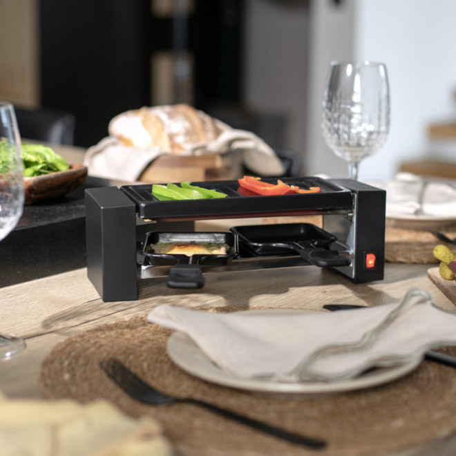 APPAREIL A RACLETTE 2 PERSONNES PERSONNALISABLE 'REBLOCH' LIVOO®