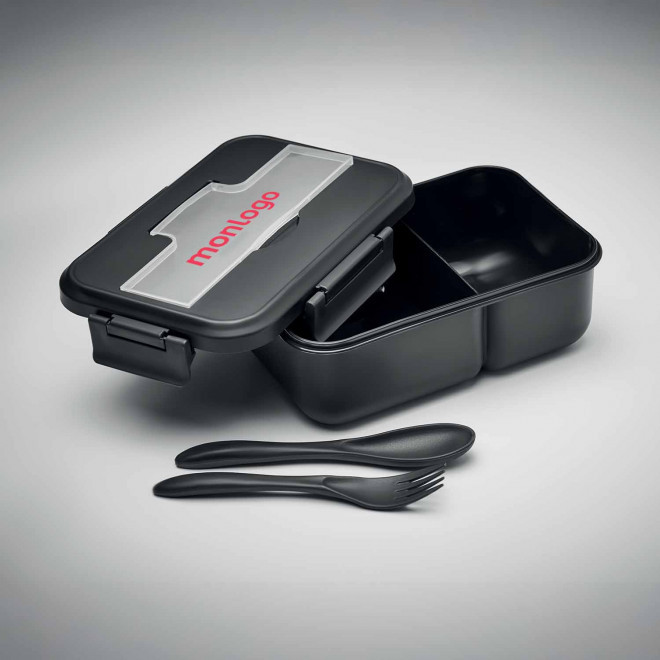 LUNCH BOX PERSONNALISEE AVEC COUVERTS 1L 'MALTY'