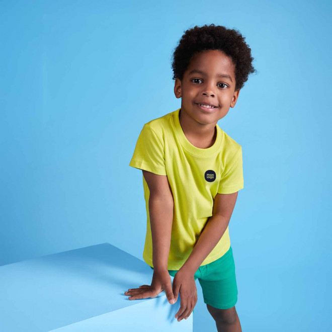 TEE SHIRT PERSONNALISABLE ENFANT COULEUR 'DAGA' 165G/M2