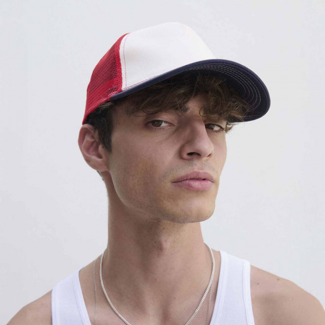 CASQUETTE TRUCKER FILET PERSONNALISABLE 'BLINK'