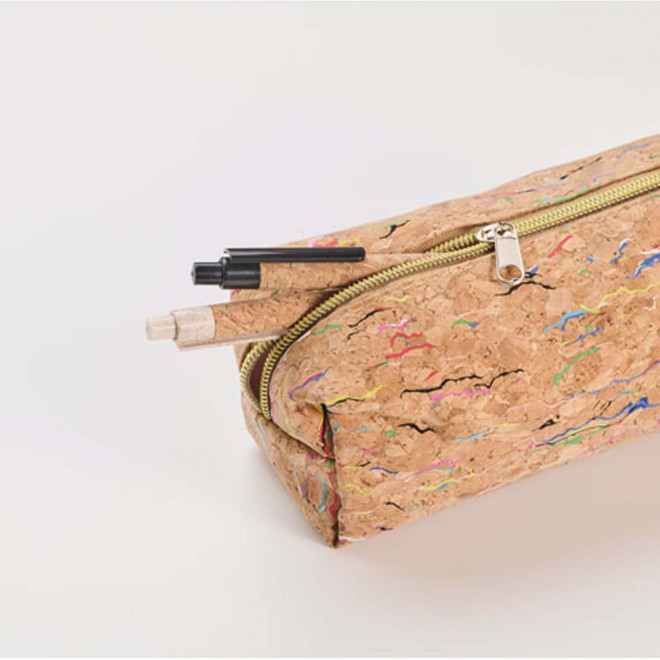 SET CARNET STYLO ET TROUSSE PERSONNALISABLE 'CORCHI'