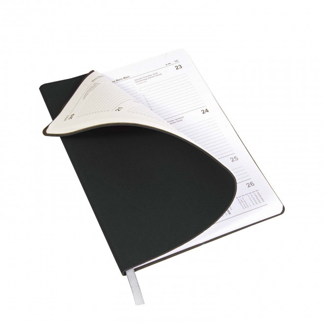 AGENDA SEMAINIER PU SOUPLE PERSONNALISE 'APRIL'