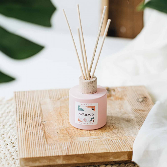 DIFFUSEUR DE PARFUM PERSONNALISE BOUCHON BOIS 'AVA MAY'