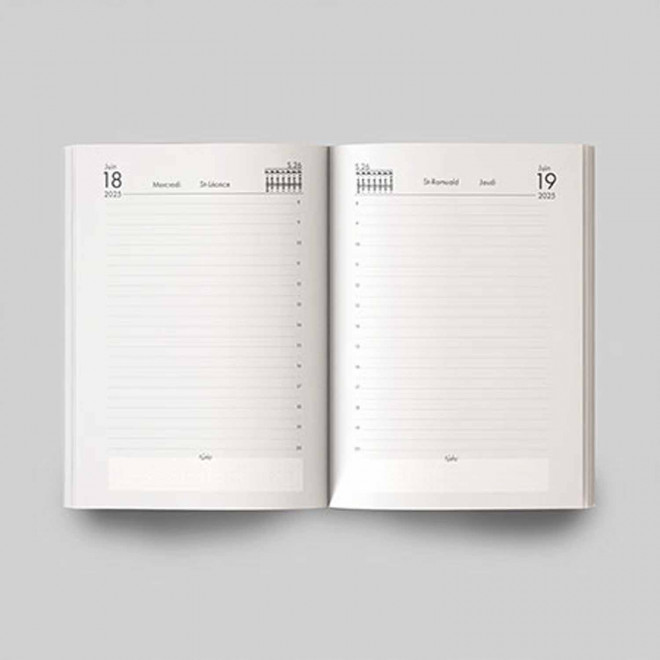AGENDA JOURNALIER PERSONNALISABLE 'CANVO'