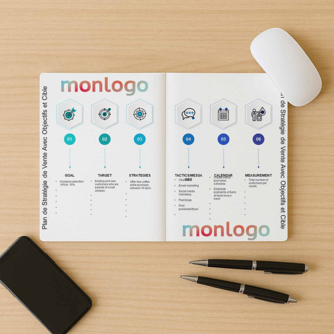 AGENDA JOURNALIER PERSONNALISABLE 'CANVO'