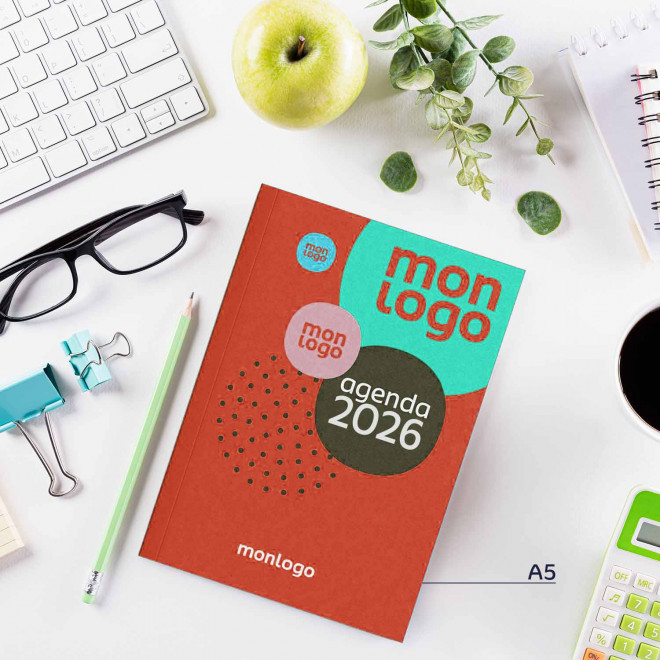AGENDA MENSUEL PERSONNALISABLE 'CANVO'
