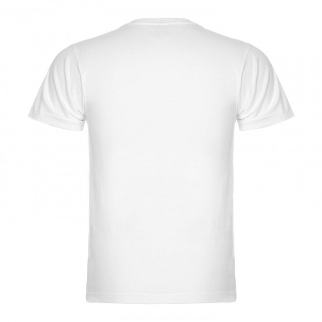 TEE SHIRT COL V HOMME BLANC PERSONNALISABLE 'SAMOYEDO'