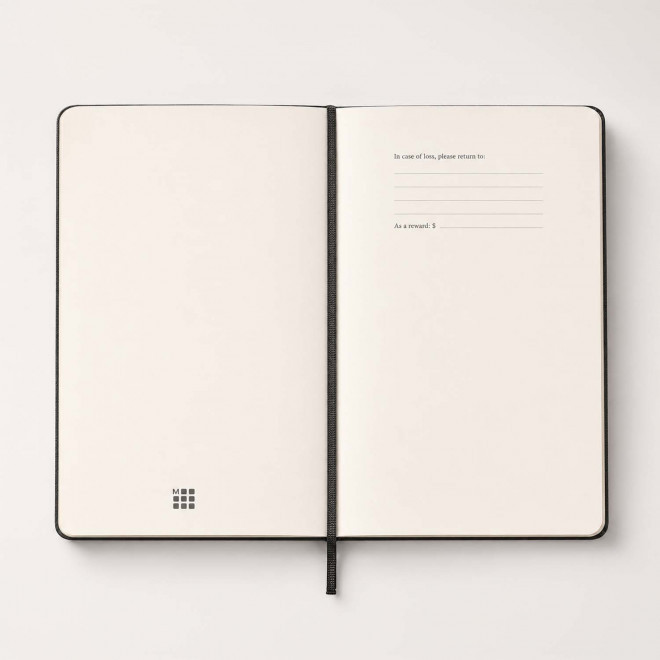 AGENDA SEMAINIER 13X21 RIGIDE PERSONNALISABLE 'MOLESKINE RIGIDE'