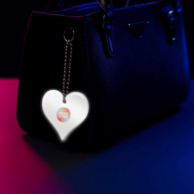 PORTE CLE REFLECHISSANT PRO COEUR 'SIMI'