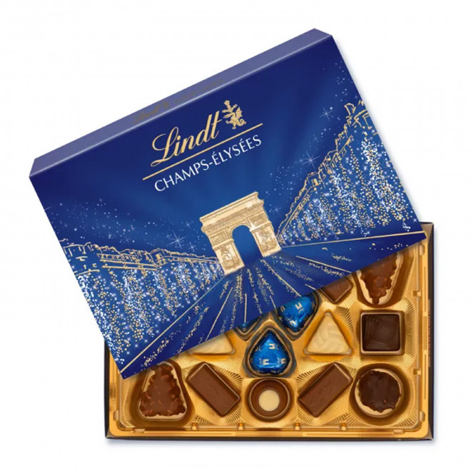 PETIT COFFRET PERSONNALISABLE LINDT 'CHAMPS ELYSEES'