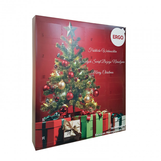 CALENDRIER DE L' AVENT HARIBO PERSONNALISABLE 'JOIE'