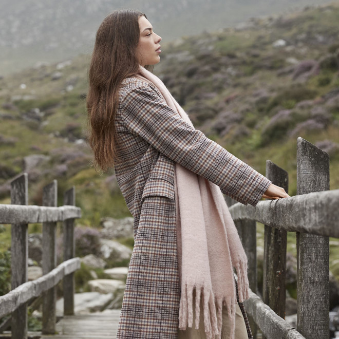 ECHARPE OVERSIZE PERSONNALISABLE 'FLUFFY SCARFO'