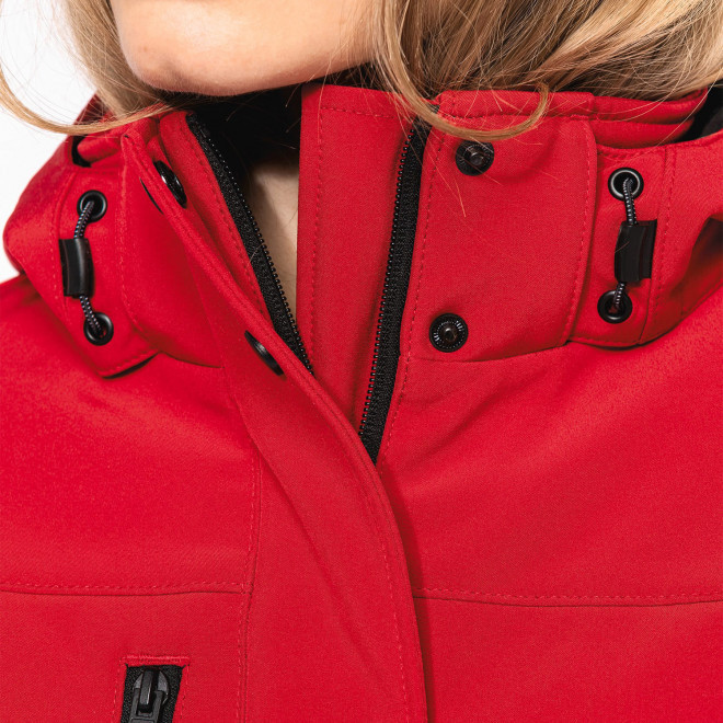 SOFTSHELL FEMME PERSONNALISABLE 'KARISOFT CAPUCHE'