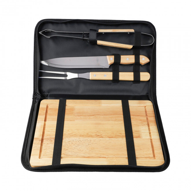 SET BARBECUE PERSONNALISABLE 4 PIECES 'RIBS'