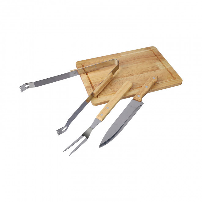SET BARBECUE PERSONNALISABLE 4 PIECES 'RIBS'