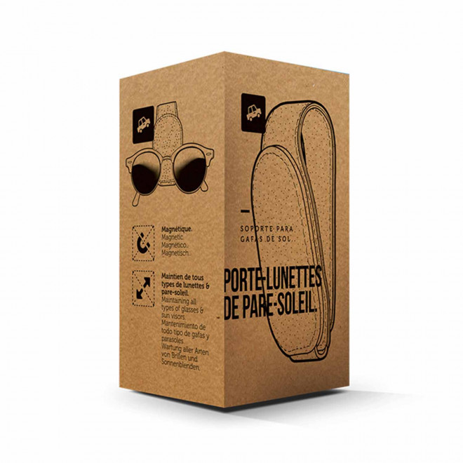 SUPPORT PERSONNALISABLE LUNETTE POUR PARE SOLEIL 'PALOTO'
