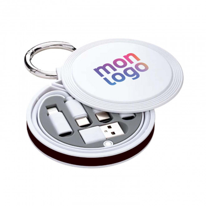 CABLE CHARGE 6 EN 1 PERSONNALISABLE 'RONDINO'