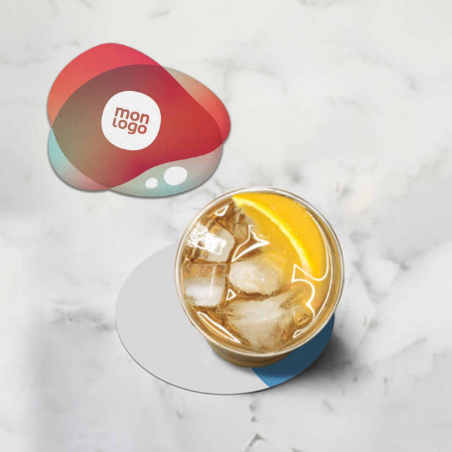 SOUS BOCK MIF EN CARTON PERSONNALISABLE 'BINOU FORME'