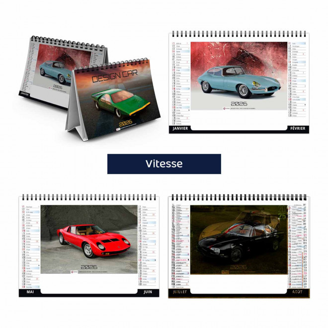 CALENDRIER CHEVALET 7 FEUILLETS PERSONNALISABLE 'ASHA'