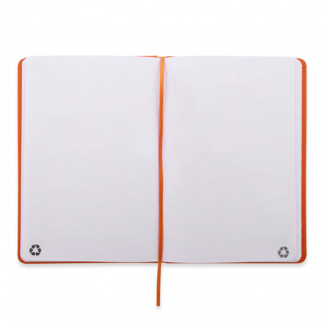 CARNET A5 PU RECYCLE NON LIGNE PERSONNALISABLE 'LUGGATE'