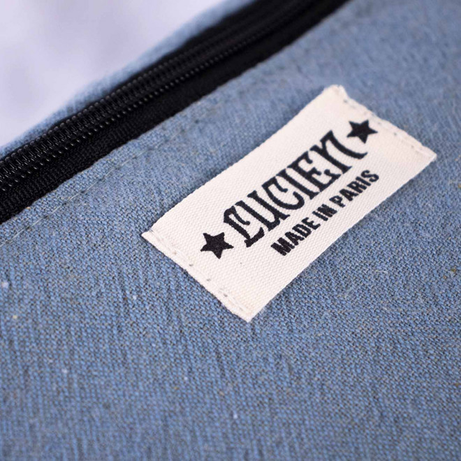 BANANE PERSONNALISABLE MIE EN COTON RECYCLE 'LOR'