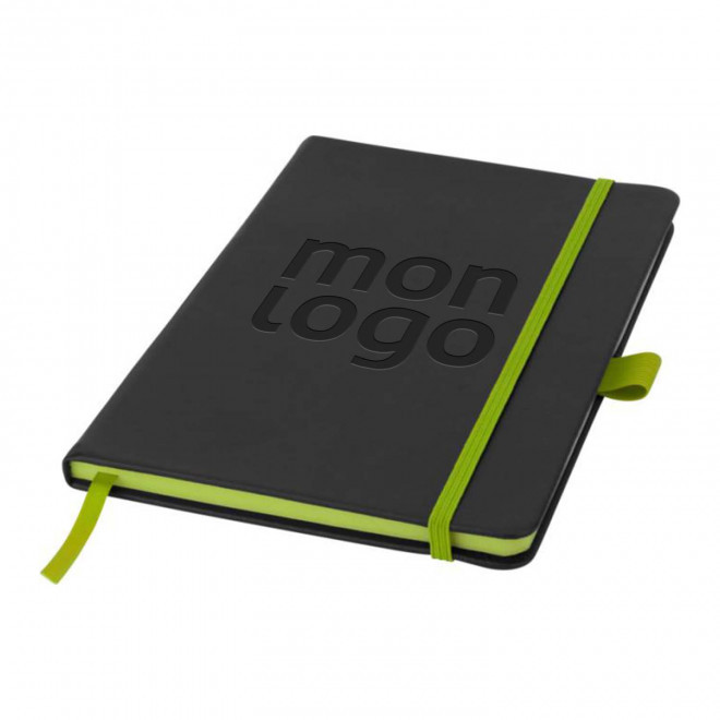 CARNET A5 PERSONNALISABLE EN PU 'LEVENTO COLOR'