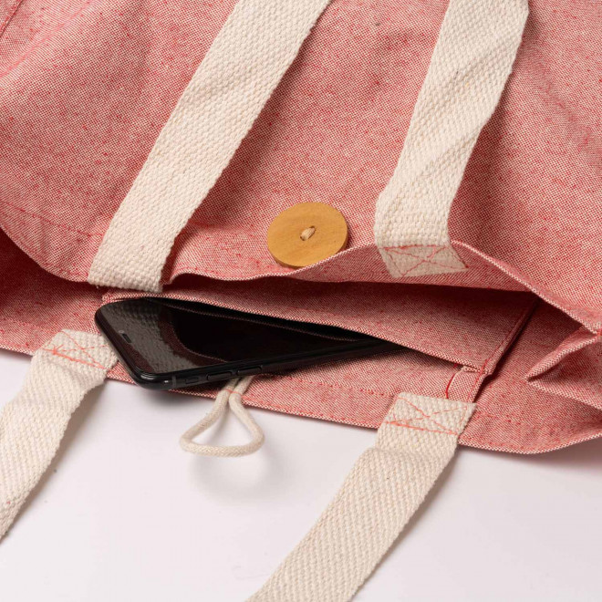 SAC SHOPPING PERSONNALISE COTON RECYCLE 'MASTIMO'