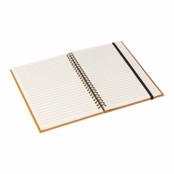 CARNET A SPIRALES PERSONNALISABLE EN PU RECYCLE 'LETYOU'