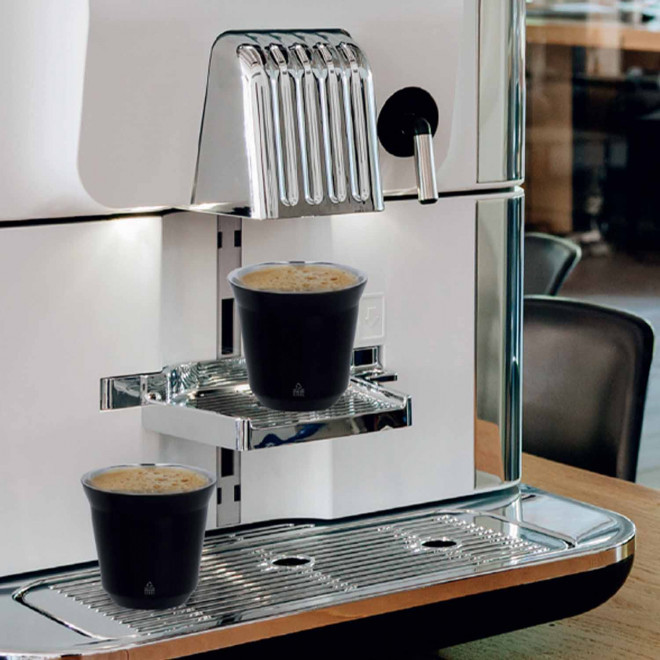 SET TASSES EN ACIER 80ML PERSONNALISABLE 'TEDOK'