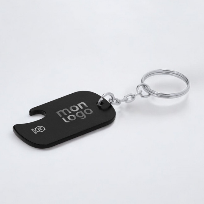 PORTE CLE ALU RECYCLE PERSONNALISABLE 'PLAKI DECAPS'