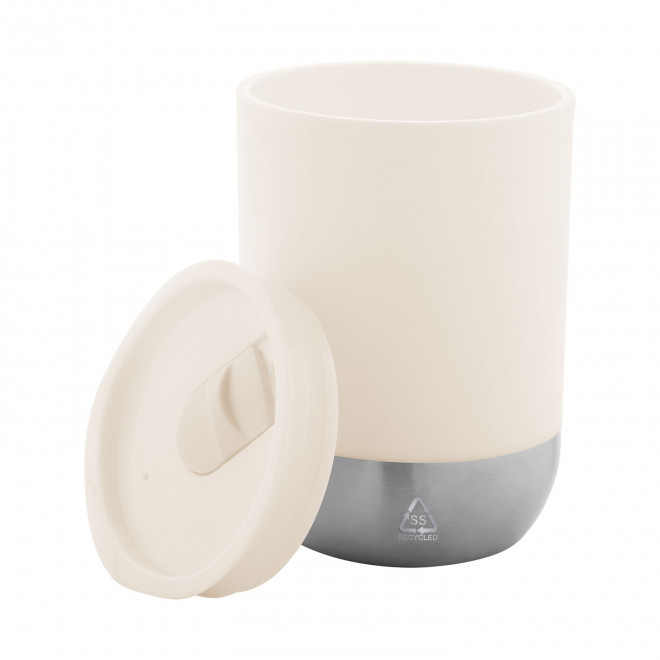 MUG ISOTHERME PERSONNALISE EN PP ET ACIER 300ML 'GOUGO'