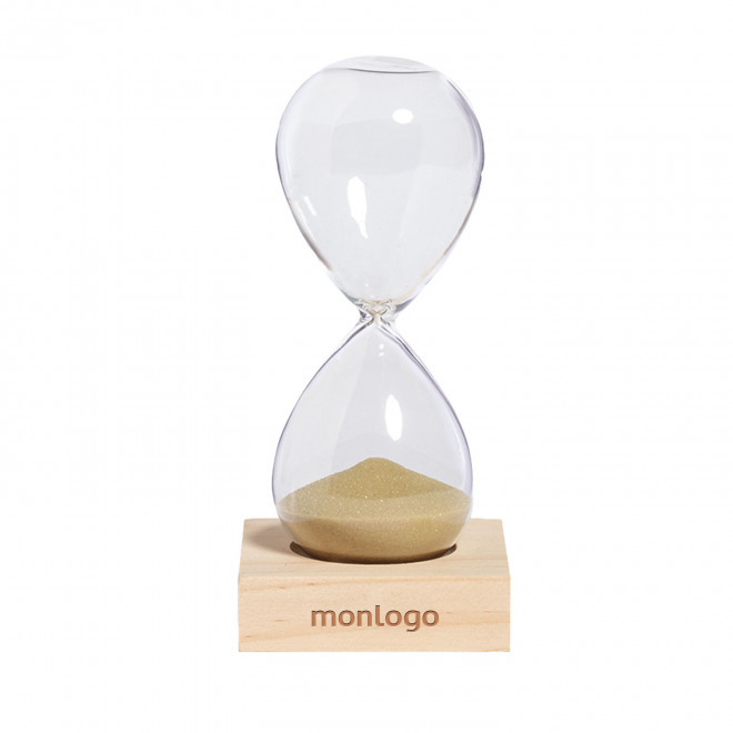 SABLIER PERSONNALISABLE EN BOIS 'DJENNA '
