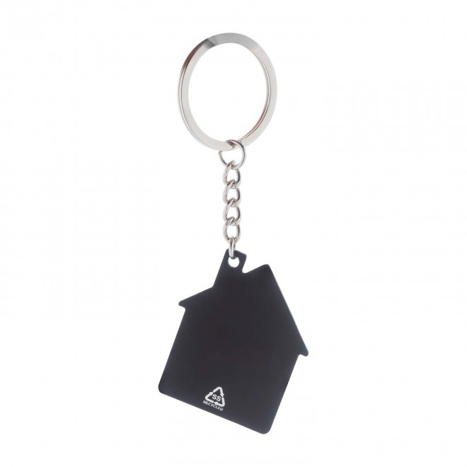 PORTE CLE PERSONNALISABLE ACIER RECYCLE 'MARCELINO'