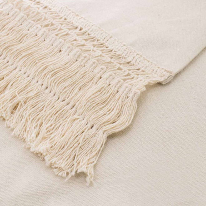 SAC EN COTON PERSONNALISABLE AVEC FRANGES 'PORTILLON'