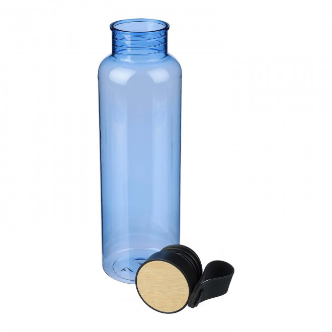 BOUTEILLE PERSONNALISABLE 750 ML EN RPET ET BAMBOU 'POWI'