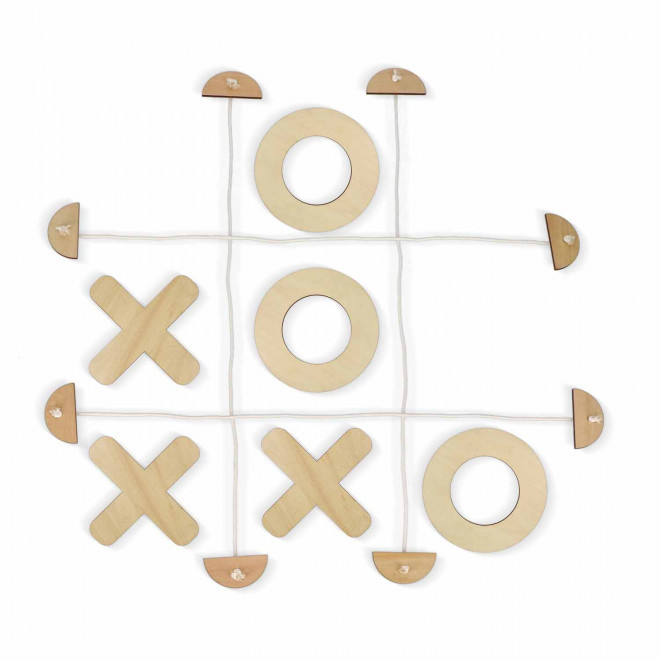 JEU DE MORPION GEANT PERSONNALISE 'TICTACTOE'