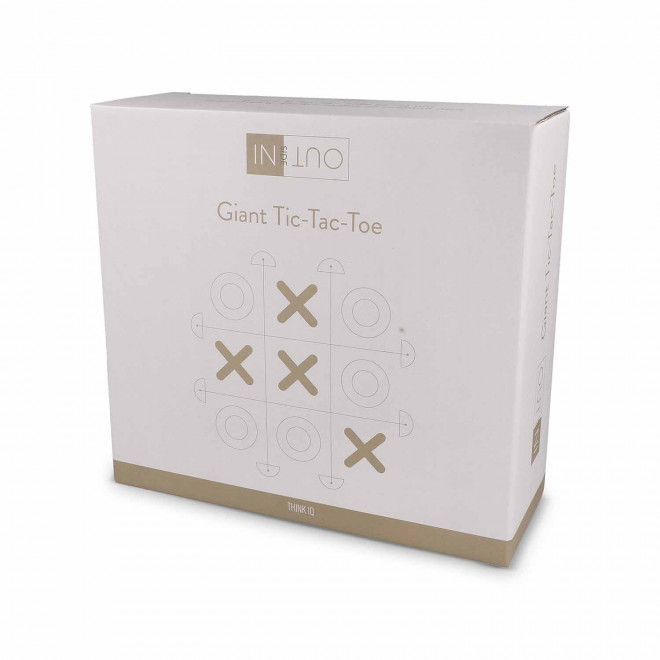 JEU DE MORPION GEANT PERSONNALISE 'TICTACTOE'