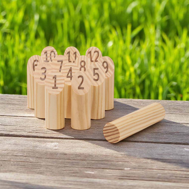 MINI JEU DE QUILLES PERSONNALISE 'MIMOLKI'