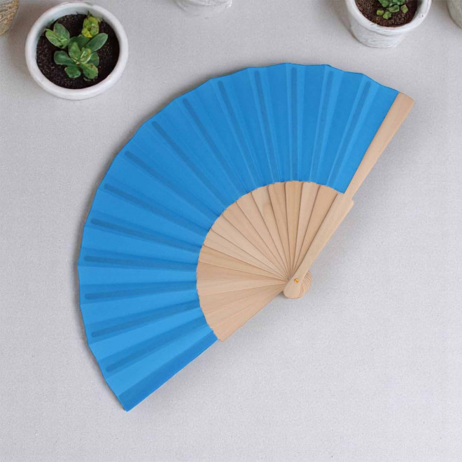 EVENTAIL EN BOIS PERSONNALISABLE 'FANNY WOOD RPET'