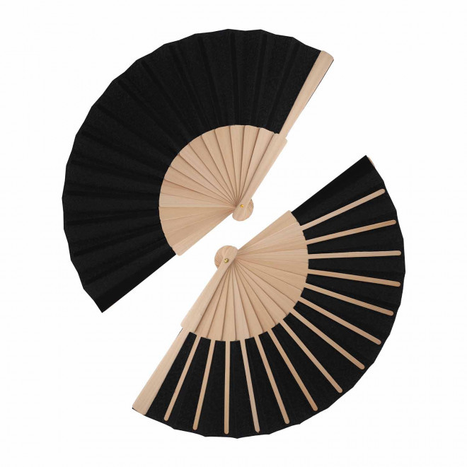 EVENTAIL EN BOIS PERSONNALISABLE 'FANNY WOOD RPET'