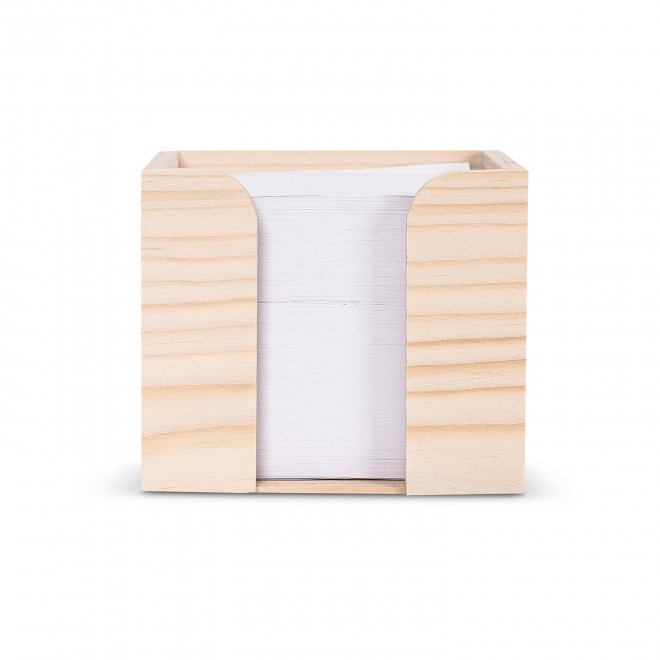 BLOC PAPIER RECYCLE PERSONNALISE 'CUBI WOOD'