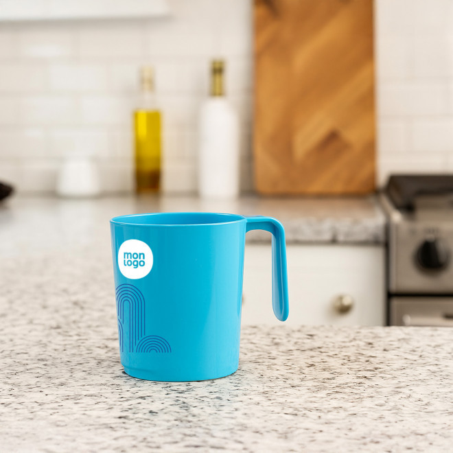 GOBELET AVEC POIGNEE PERSONNALISE 35CL 'COPY COLOR'