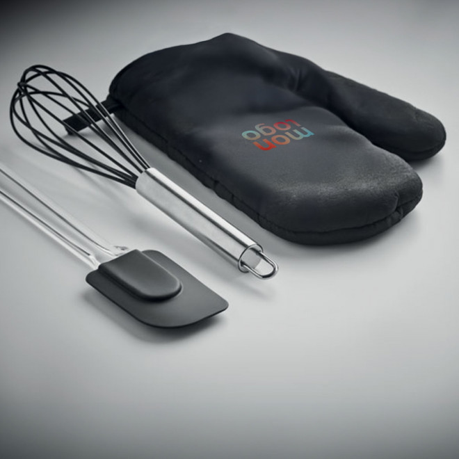 SET 3 USTENSILES CUISINE PERSONNALISABLE 'KUCH'