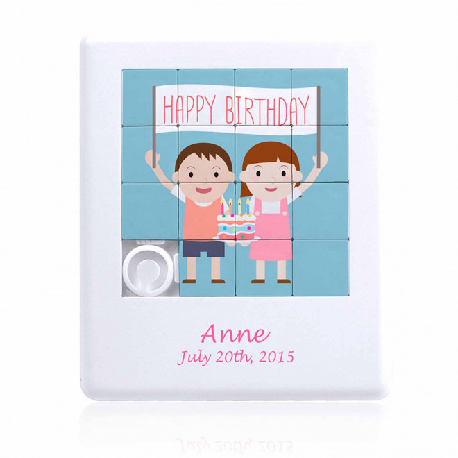 MINI PUZZLE CASSE TETE PERSONNALISABLE  'GUS'