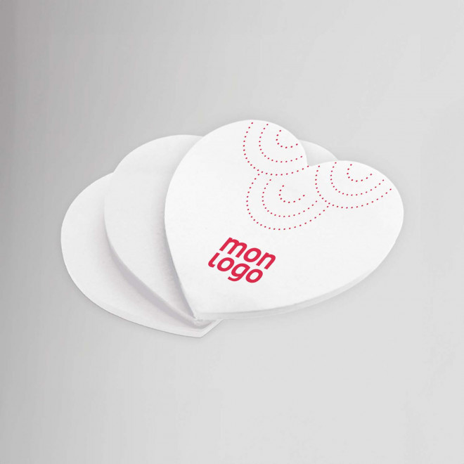 MEMOS REPOSITIONNABLES PERSONNALISABLE MIF 'REPOZI COEUR'